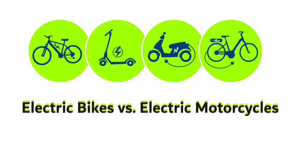 Difference Electric Bikes vs. Electric Motorcycles
